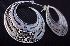 Sterling Silver Filigree Earrings / EA 00016 Dimension 0 x 0 cm
