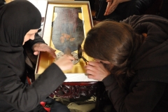 Bartholomew I Ecumenical Patriarch of Constantinople "Sv.Naum Ohridski" Courtesy of Monastery "St. John the Baptist - Bigorski"for the Museum "Aja Sofija"