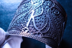 /Virgin-K/ Sterling Silver Filigree Bracelets / Dimension 5.0 x 6.0 x 5.0 cm