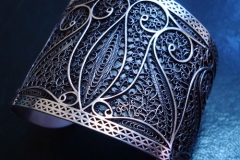 /Virgin/ Sterling Silver Filigree Bracelets / Dimension 5.0 x 6.0 x 5.0 cm