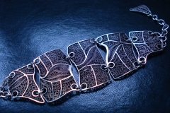 /Divine/ Sterling Silver Filigree Bracelet / Dimension 4.0 x 21.0 cm