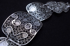 Sterling Silver Filigree Bracelets / Dimension 3.0 x 21.0 cm / BR 00006