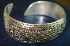 Sterling Silver Filigree Bracelets / Dimension 5.0 x 5.0 x 3.0 cm / BR 00001