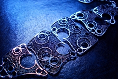 /Divine Bubble/ Sterling Silver Filigree Bracelet / Dimension 4.0 x 21.0 cm