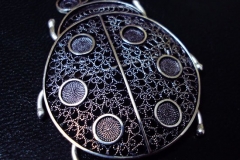 Sterling Silver Filigree Brooches / Dimension 5.0 x 4.0 cm / BRO 00017