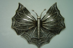 Sterling Silver Filigree Brooches / Dimension 5.0 x 5.0 cm / BRO 00002