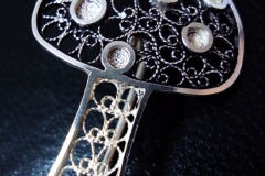 /Muscaria/ Sterling Silver Filigree Brooches / Dimension 3.5 x 2.5 cm