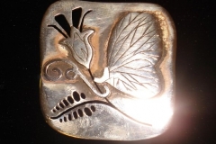 Sterling Silver Filigree Brooches / Dimension 4.0 x 4.0 cm / BRO 00003