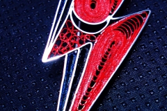 /David Bowie – Aladdin Sane/ Sterling Silver Filigree Brooches / Dimension 7.5 x 3.0 cm