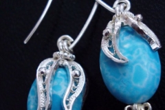 Sterling Silver Filigree Earrings / EA 00029 Dimension 0 x 0 cm