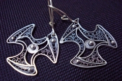 Sterling Silver Filigree Earrings Dimension 0 x 0 cm / EA 00017