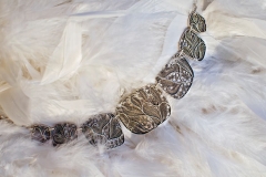 /Kam-To/ Sterling Silver Filigree Necklaces / Dimension 4.0 x 4.0 x 45.0 cm