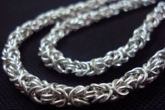 Sterling Silver Filigree Necklaces / Dimension 42 cm x 0.5 cm