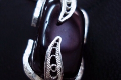 Sterling Silver Filigree Pendant / BRO 00014