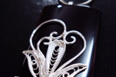 Sterling Silver Filigree Pendant / BRO 00013