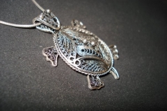 Sterling Silver Filigree Pendant / BRO 00001