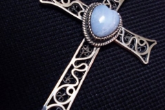 Sterling Silver Filigree Pendant / BRO 00013