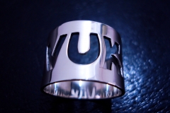 /Vuk/ Sterling Silver Rings / Dimension 1.8 x 0.1 cm