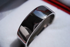 /White Gold A+/ White Gold 14K Ring / Dimension 1.0 cm x 6.0 cm
