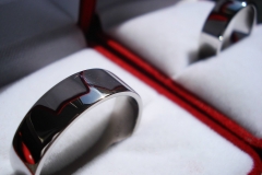 /White Gold A+/ White Gold 14K Ring / Dimension 1.0 cm x 6.0 cm